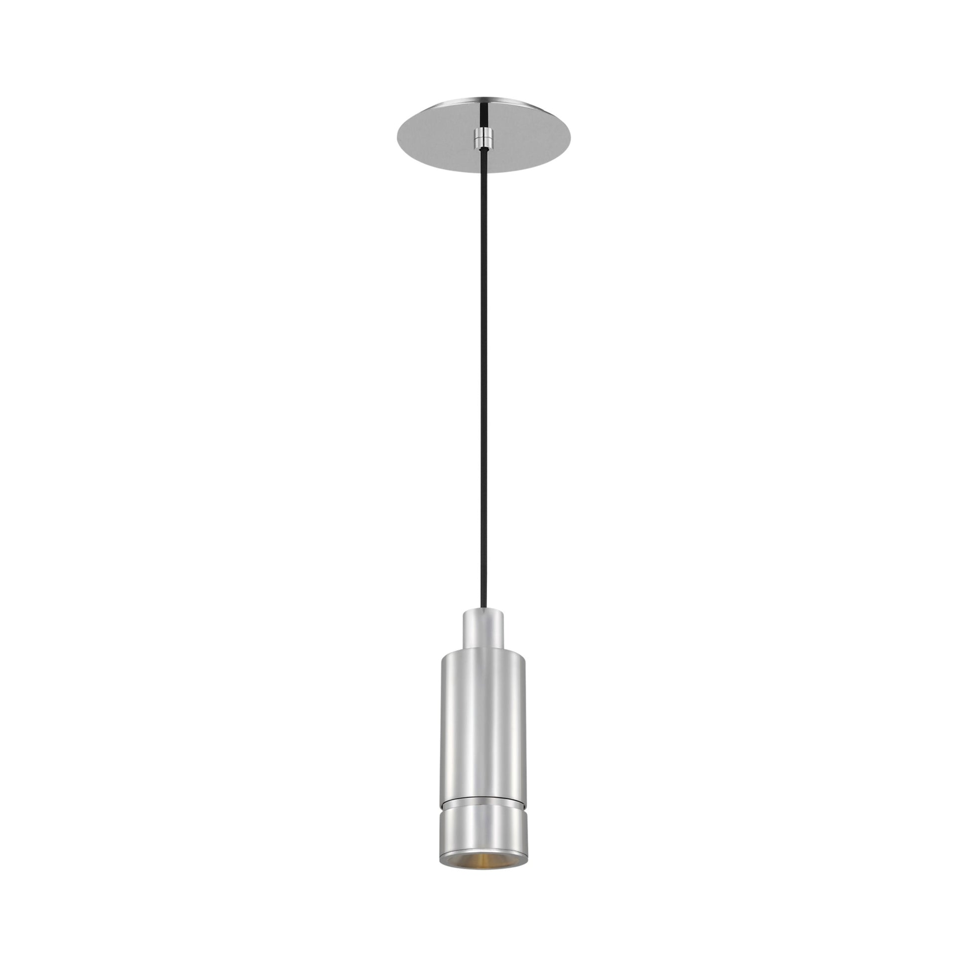 Sottile LED Pendant Light in Polished Stainless Steel (Small).