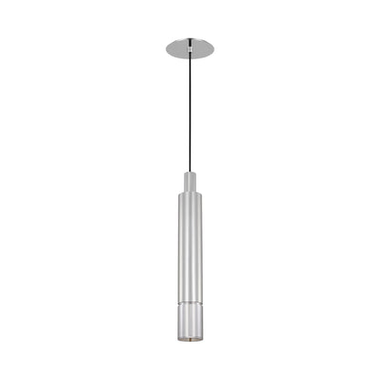Sottile LED Pendant Light in Polished Stainless Steel (Large).