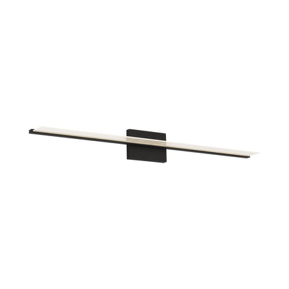 Span LED Bath Vanity Light in Nightshade Black (46.8-Inch).