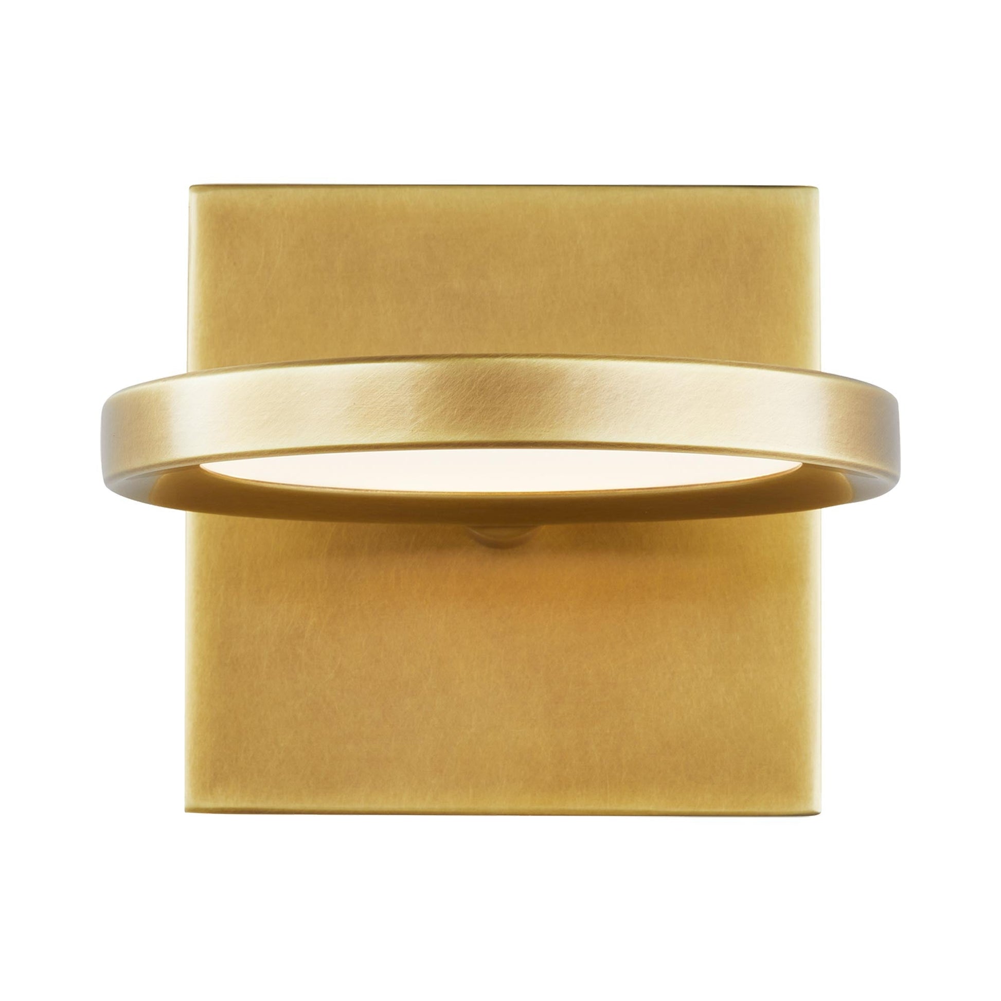 Spectica LED Wall Light in Plated Brass.