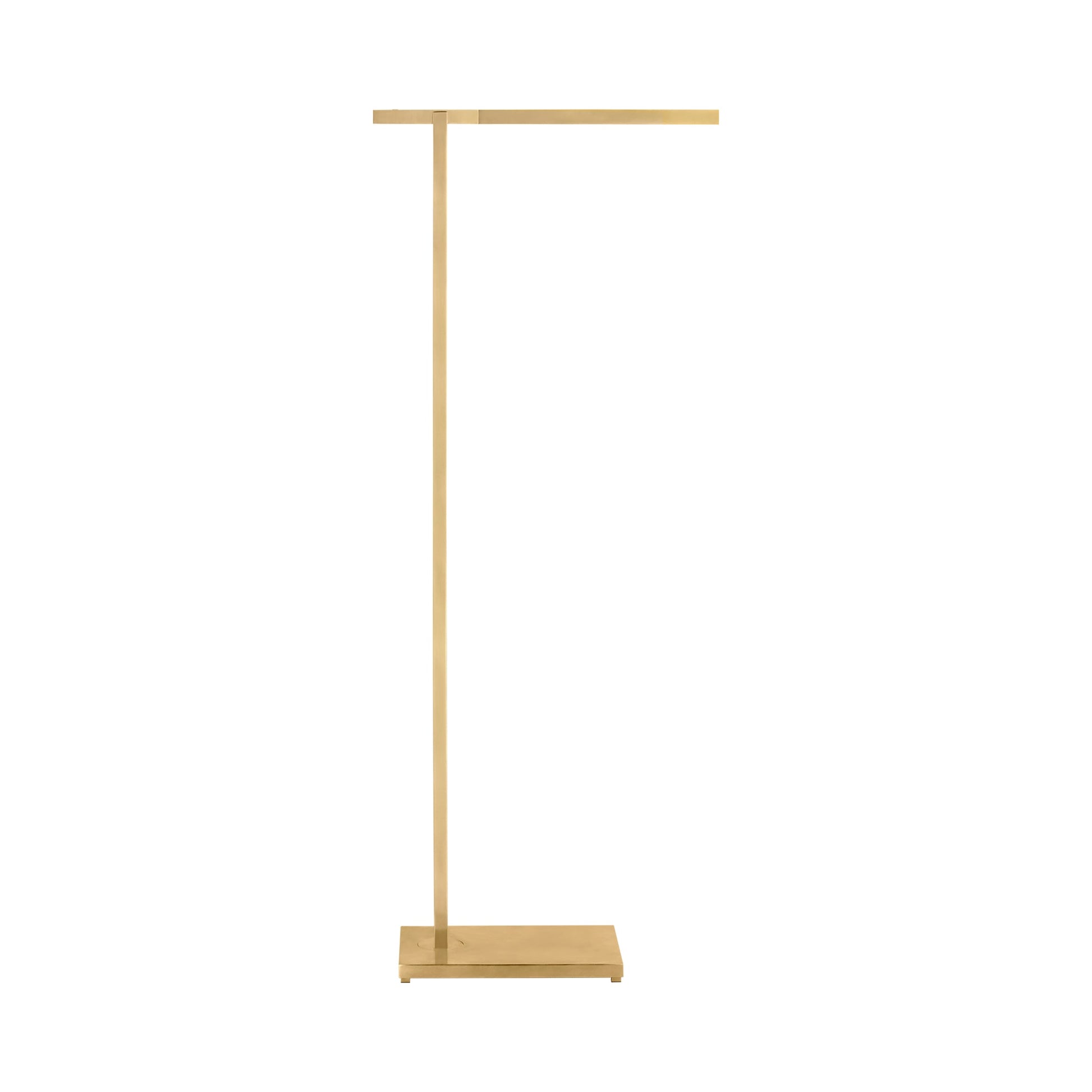 Stagger LED Floor Lamp in Natural Brass (Small).