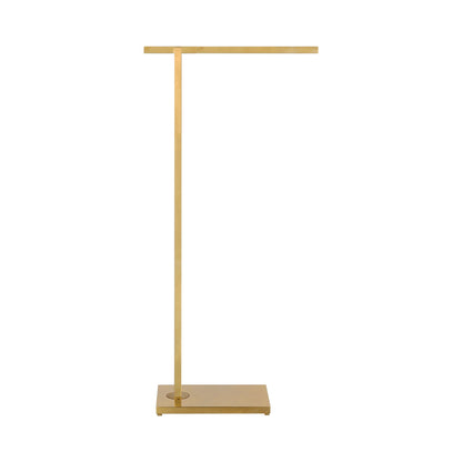Stagger LED Floor Lamp in Natural Brass (Medium).