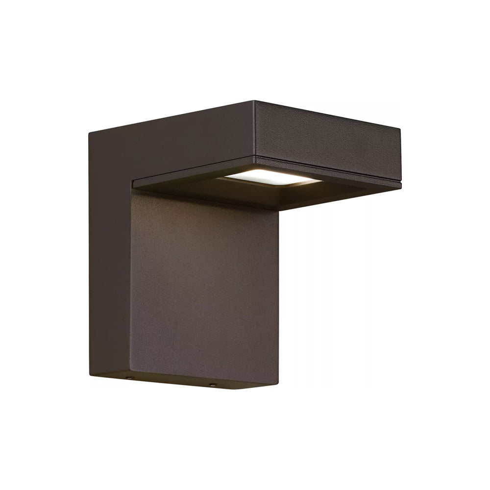 Taag Outdoor LED Wall Light in Bronze (5.9-Inch).