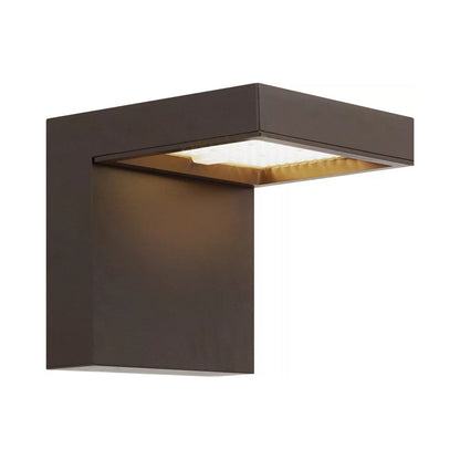 Taag Outdoor LED Wall Light in Bronze (9.8-Inch).