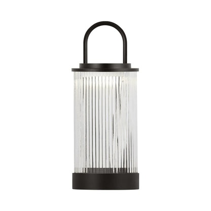 Tawa LED Table Lamp in Bronze / Glass.
