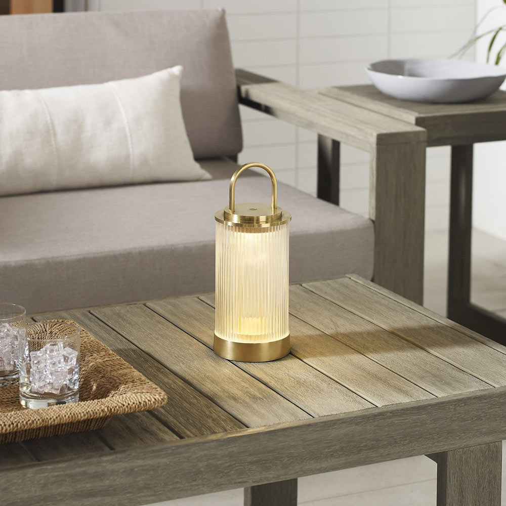 Tawa LED Table Lamp in Outside Area.