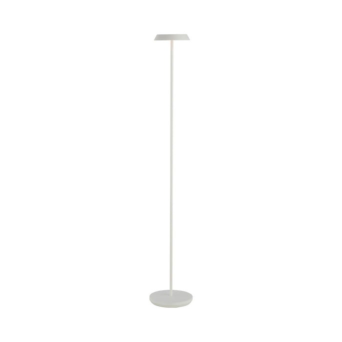 Tepa LED Floor Lamp in Matte White.