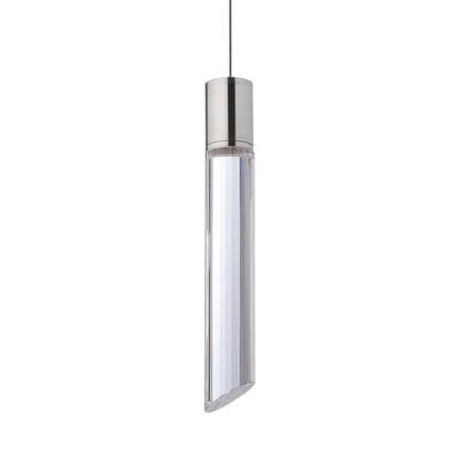 Tibor LED Low Voltage Pendant Light in Satin Nickel.
