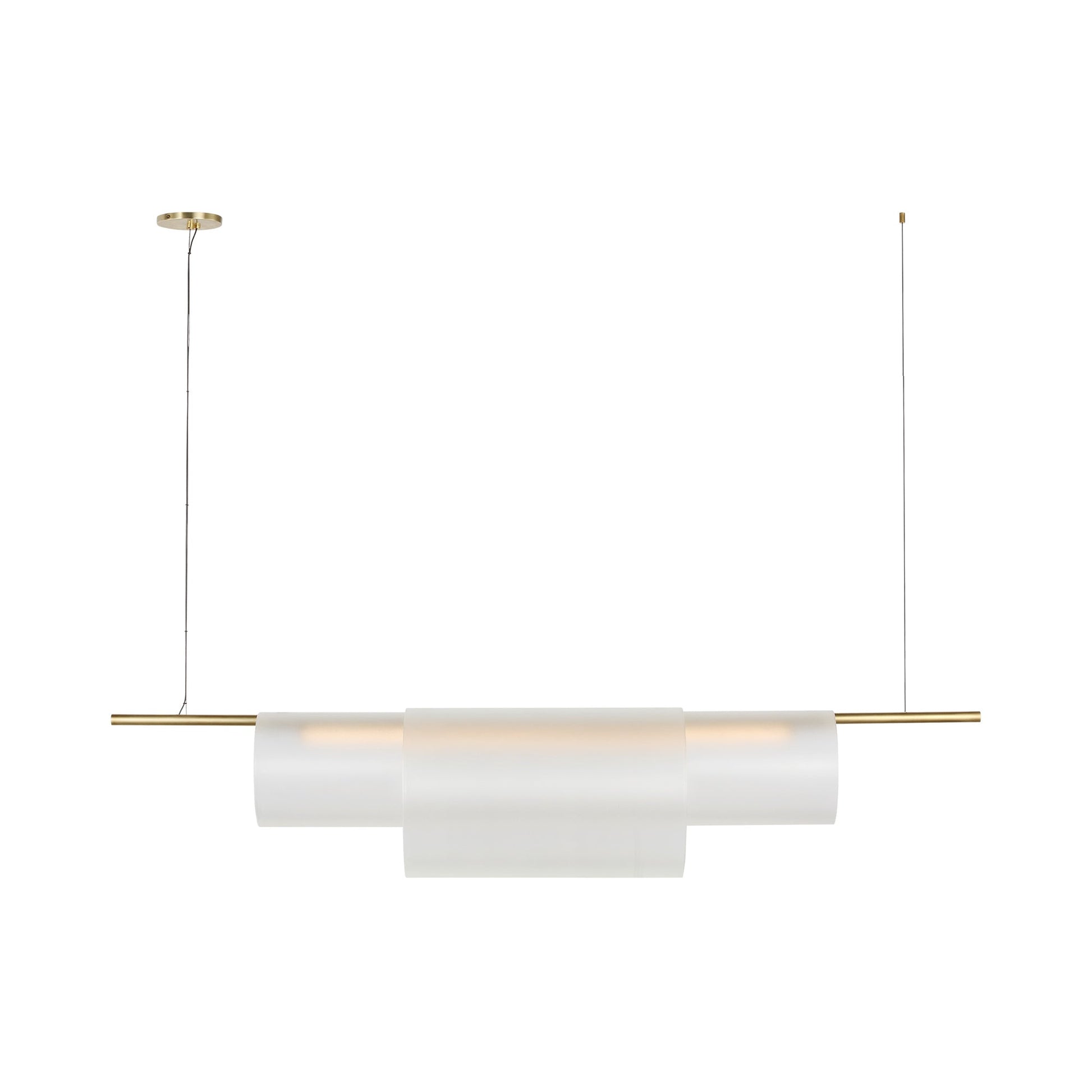 Trace Double Linear LED Chandelier.