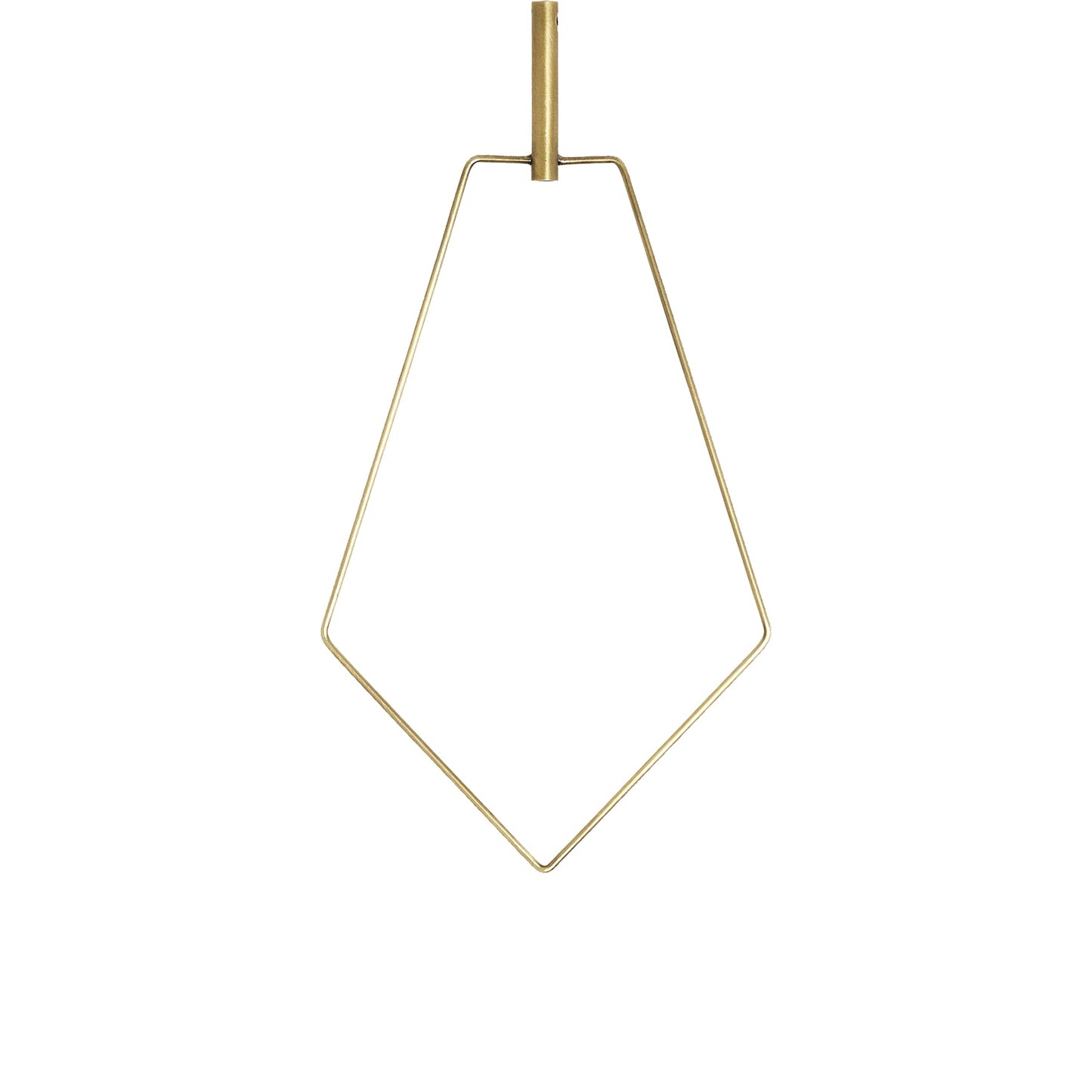 Trellis Accessory in Natural Brass (Pentagon).