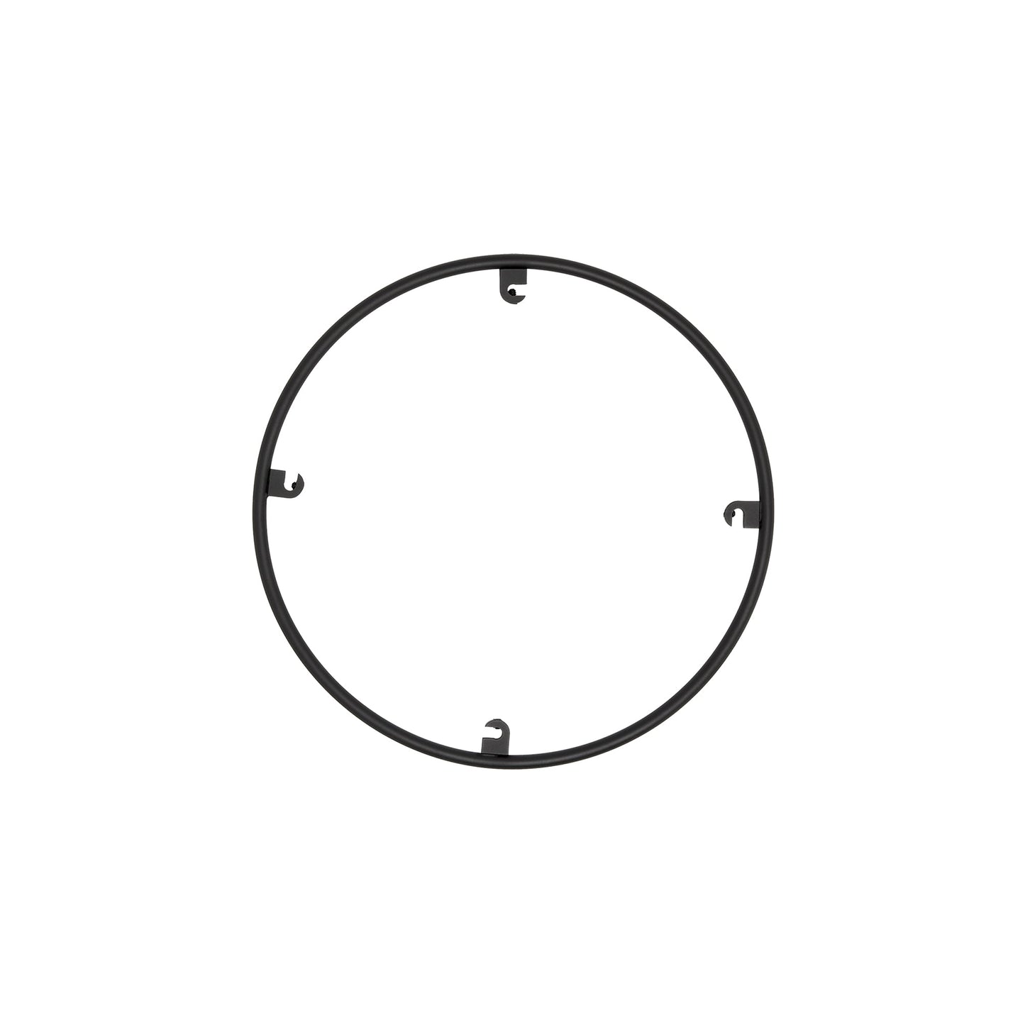 Trellis Round Spacer Accessory in Nightshade Black (8.8-Inch/4-Hook).