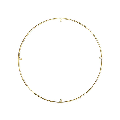 Trellis Round Spacer Accessory in Natural Brass (24.3-Inch/4-Hook).
