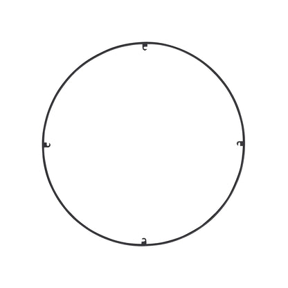 Trellis Round Spacer Accessory in Nightshade Black (24.3-Inch/4-Hook).