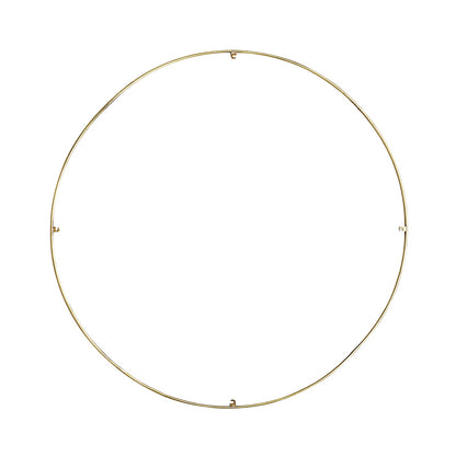 Trellis Round Spacer Accessory in Natural Brass (30.3-Inch/4-Hook).