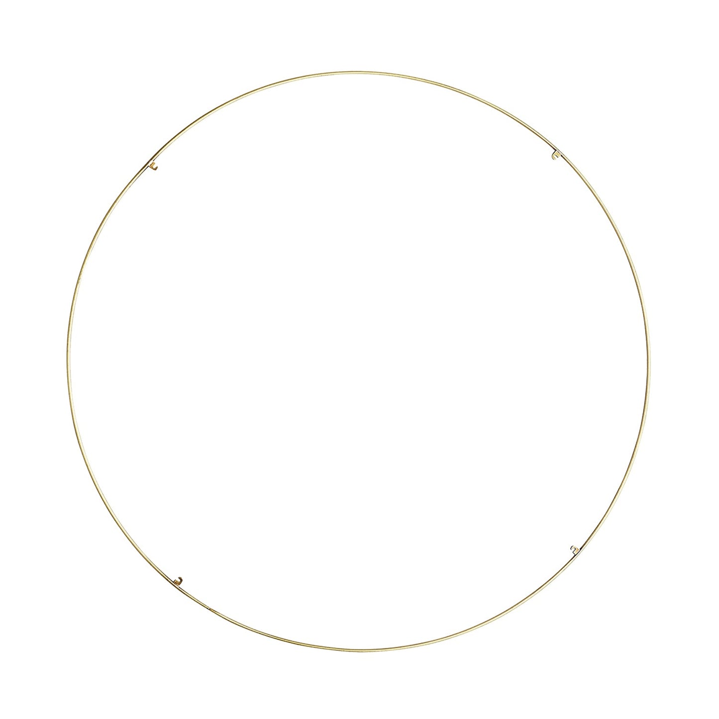 Trellis Round Spacer Accessory in Natural Brass (40.3-Inch/4-Hook).