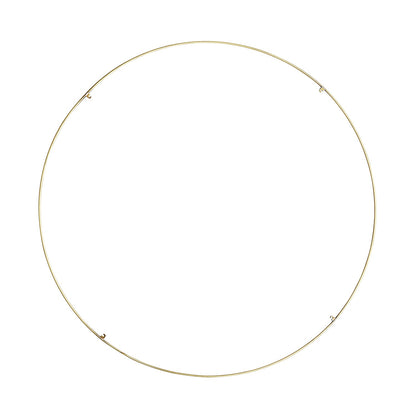 Trellis Round Spacer Accessory in Natural Brass (40.3-Inch/4-Hook).