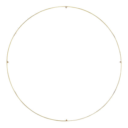 Trellis Round Spacer Accessory in Natural Brass (50.3-Inch/4-Hook).