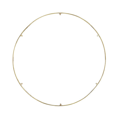 Trellis Round Spacer Accessory in Natural Brass (30.3-Inch/6-Hook).