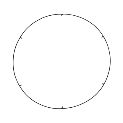 Trellis Round Spacer Accessory in Nightshade Black (30.3-Inch/6-Hook).