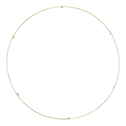 Trellis Round Spacer Accessory in Natural Brass (50.3-Inch/6-Hook).