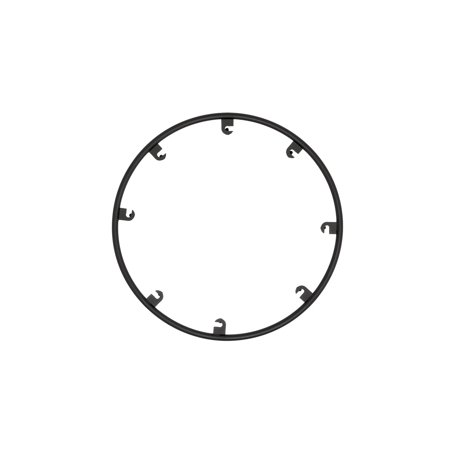 Trellis Round Spacer Accessory in Nightshade Black (8.8-Inch/8-Hook).