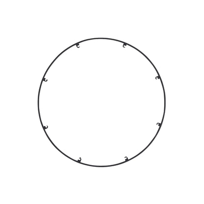Trellis Round Spacer Accessory in Nightshade Black (18.3-Inch/8-Hook).