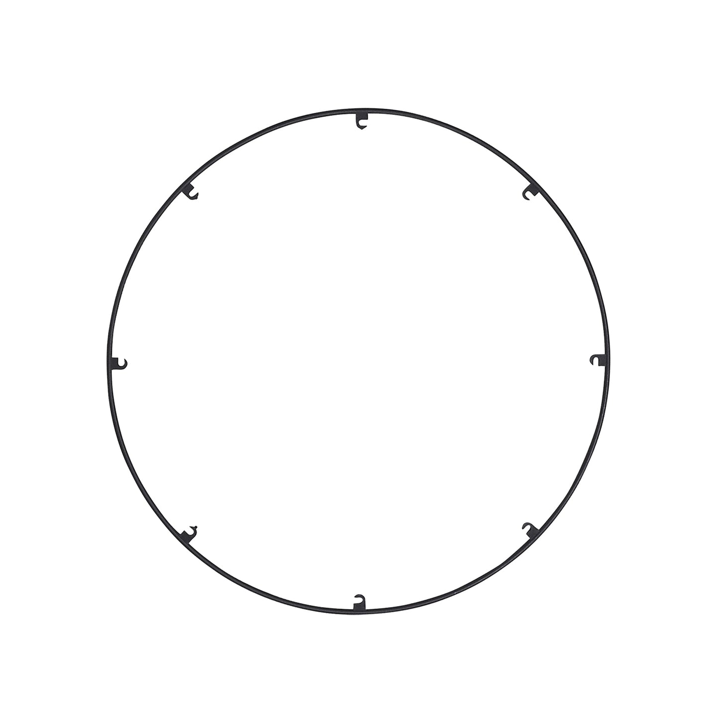 Trellis Round Spacer Accessory in Nightshade Black (24.3-Inch/8-Hook).