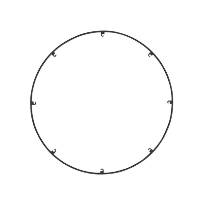 Trellis Round Spacer Accessory in Nightshade Black (24.3-Inch/8-Hook).