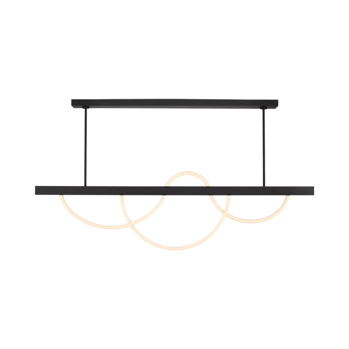 Uneri Linear LED Chandelier in Detail.