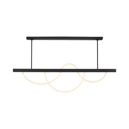 Uneri Linear LED Chandelier in Detail.