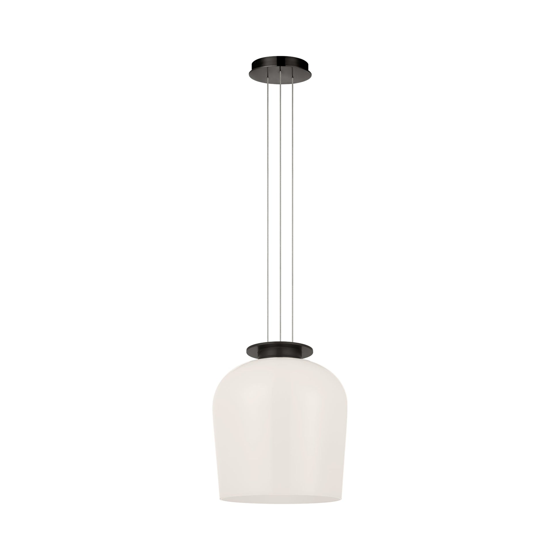 Vetro LED Pendant Light in Bronze (13.3-Inch).