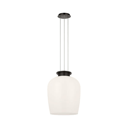 Vetro LED Pendant Light in Bronze (21-Inch).
