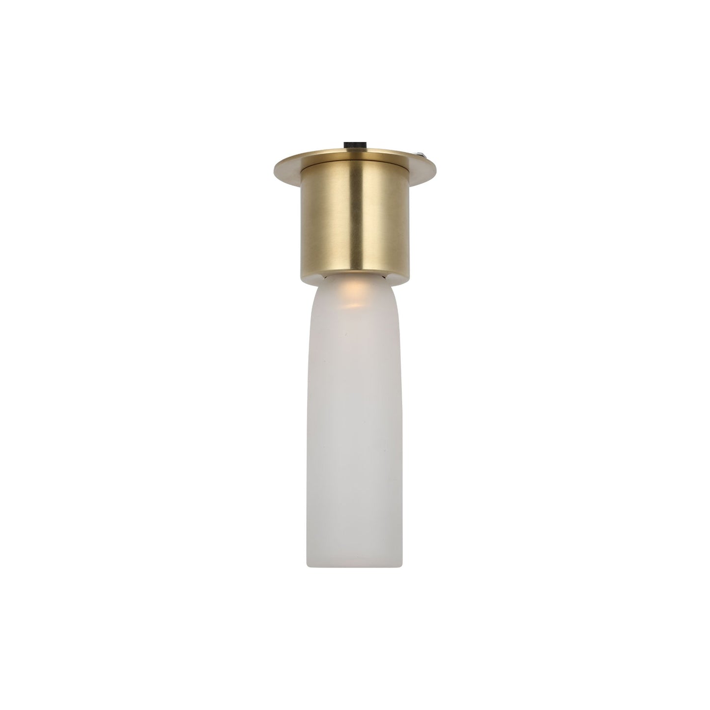 Volver LED Flush Mount Ceiling Light in Hand Rubbed Antique Brass (Small).