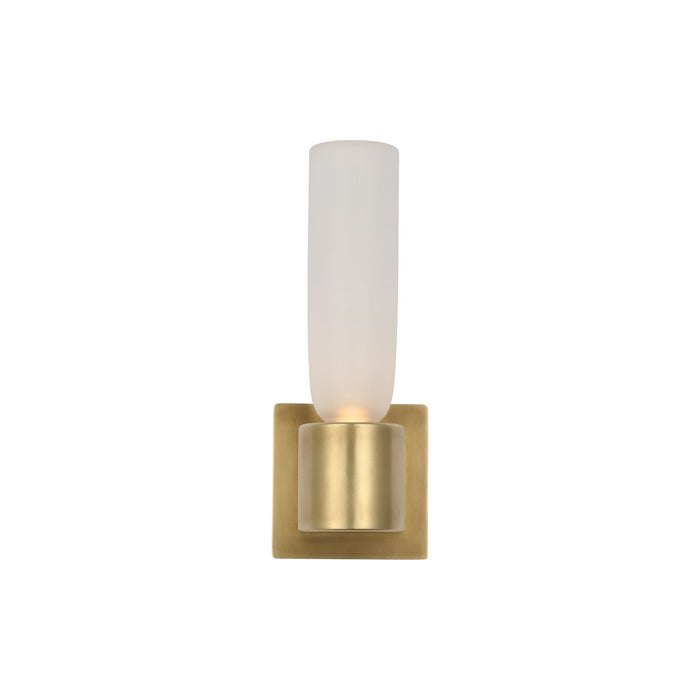 Volver LED Wall Light in Hand Rubbed Antique Brass (Small).