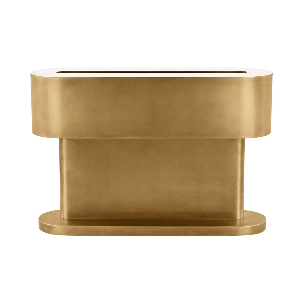 Wyllis LED Table Lamp in Natural Brass (4.5-Inch).