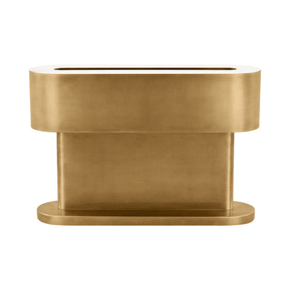 Wyllis LED Table Lamp in Natural Brass (4.5-Inch).