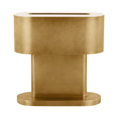 Wyllis LED Table Lamp in Natural Brass (4.9-Inch).