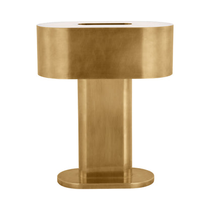 Wyllis LED Table Lamp in Natural Brass (6.5-Inch).