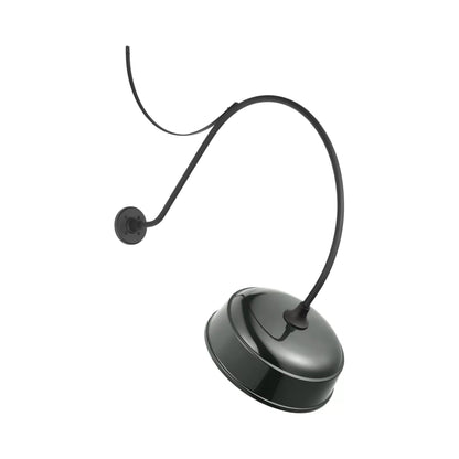 Academy Anchored Larrabee Barn Outdoor Wall Light in Matte Black/16-Inch Green Rockhouse Shade (36-Inch).