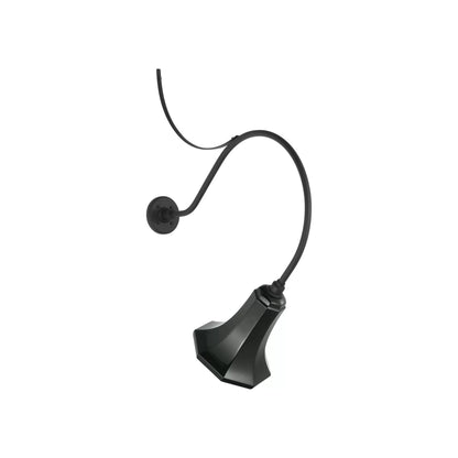 Academy Anchored Larrabee Barn Outdoor Wall Light in Matte Black/9.25-Inch Green Savannah Shade (26.5-Inch).