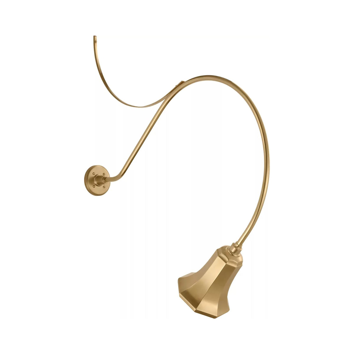 Academy Anchored Larrabee Barn Outdoor Wall Light in Hand-Rubbed Antique Brass/7.5-Inch Hand-Rubbed Antique Brass Savannah Shade (36-Inch).