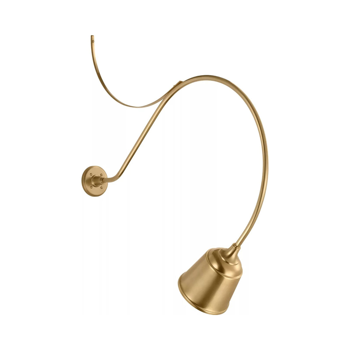 Academy Anchored Larrabee Barn Outdoor Wall Light in Hand-Rubbed Antique Brass/8-Inch Hand-Rubbed Antique Brass Rockhouse Shade (36-Inch).