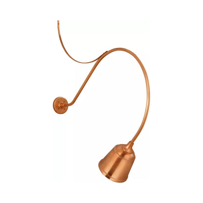 Academy Anchored Larrabee Barn Outdoor Wall Light in Soft Copper/8-Inch Soft Copper Rockhouse Shade (36-Inch).