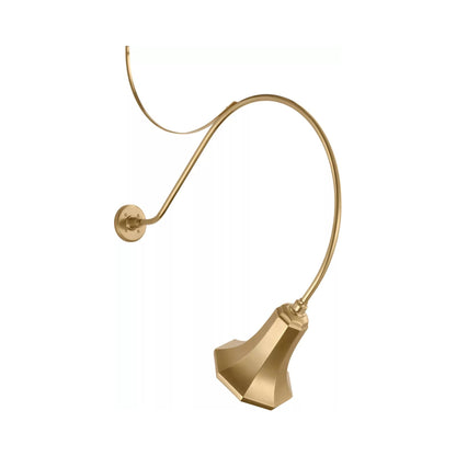 Academy Anchored Larrabee Barn Outdoor Wall Light in Hand-Rubbed Antique Brass/9.25-Inch Hand-Rubbed Antique Brass Savannah Shade (36-Inch).