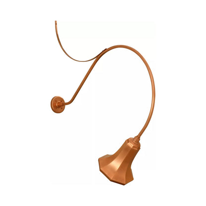 Academy Anchored Larrabee Barn Outdoor Wall Light in Soft Copper/9.25-Inch Soft Copper Savannah Shade (36-Inch).