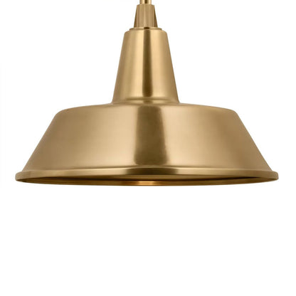 Academy Anchored Mack Barn Outdoor Wall Light in Detail.