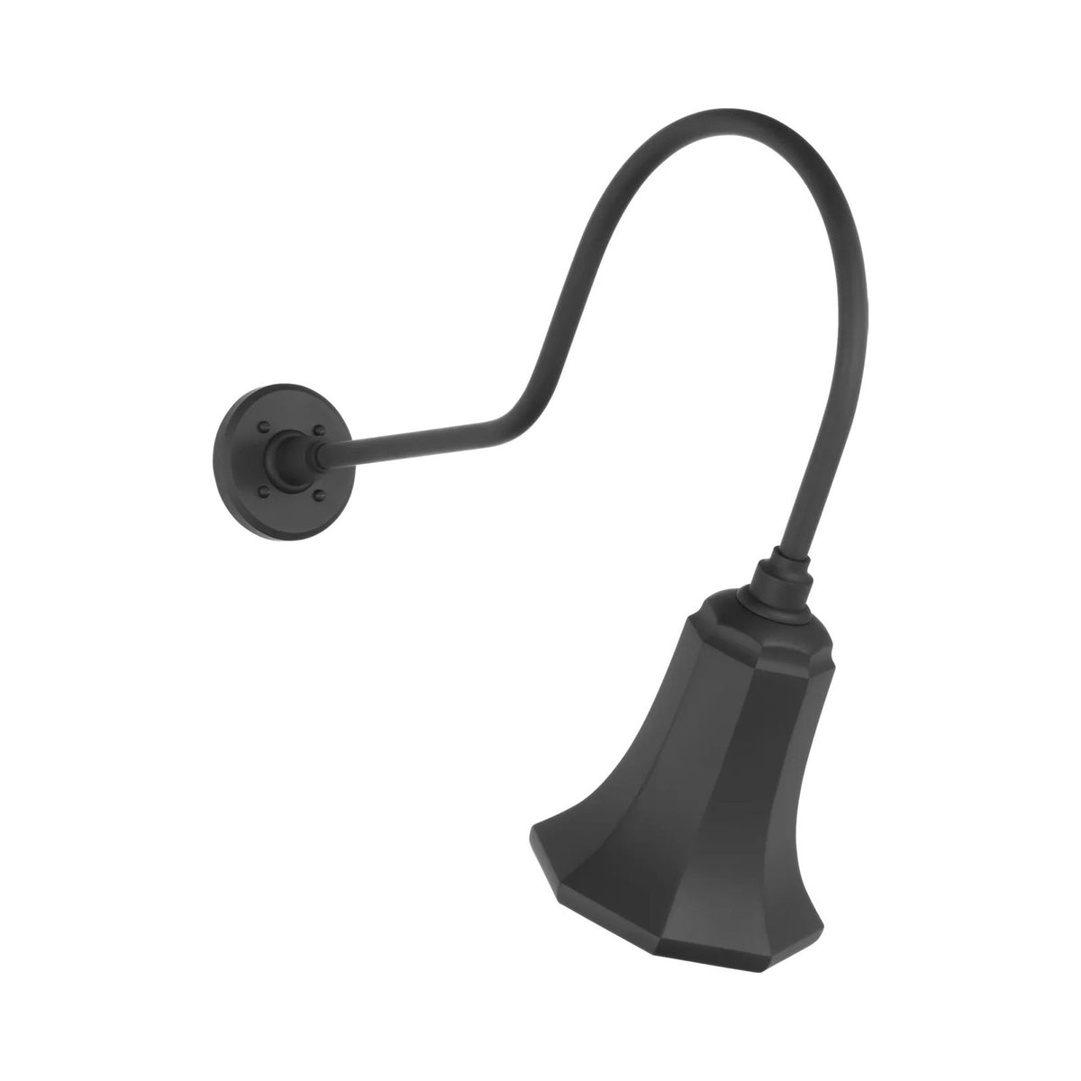 Academy Angled Flynn Barn Outdoor Wall Light in Matte Black (7.5-Inch Matte Black Savannah Shade).