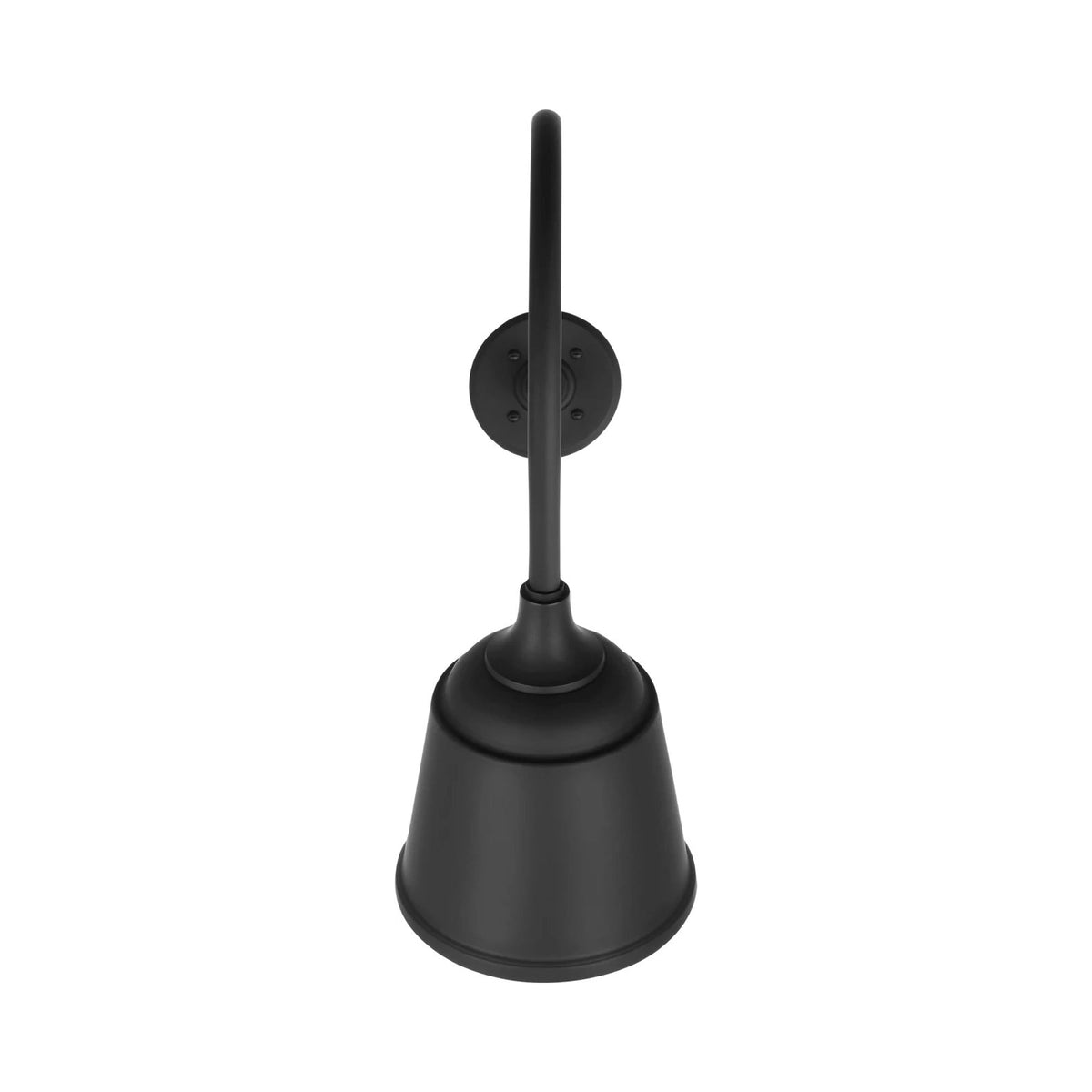Academy Angled Flynn Barn Outdoor Wall Light in Matte Black (8-Inch Matte Black Rockhouse Shade).