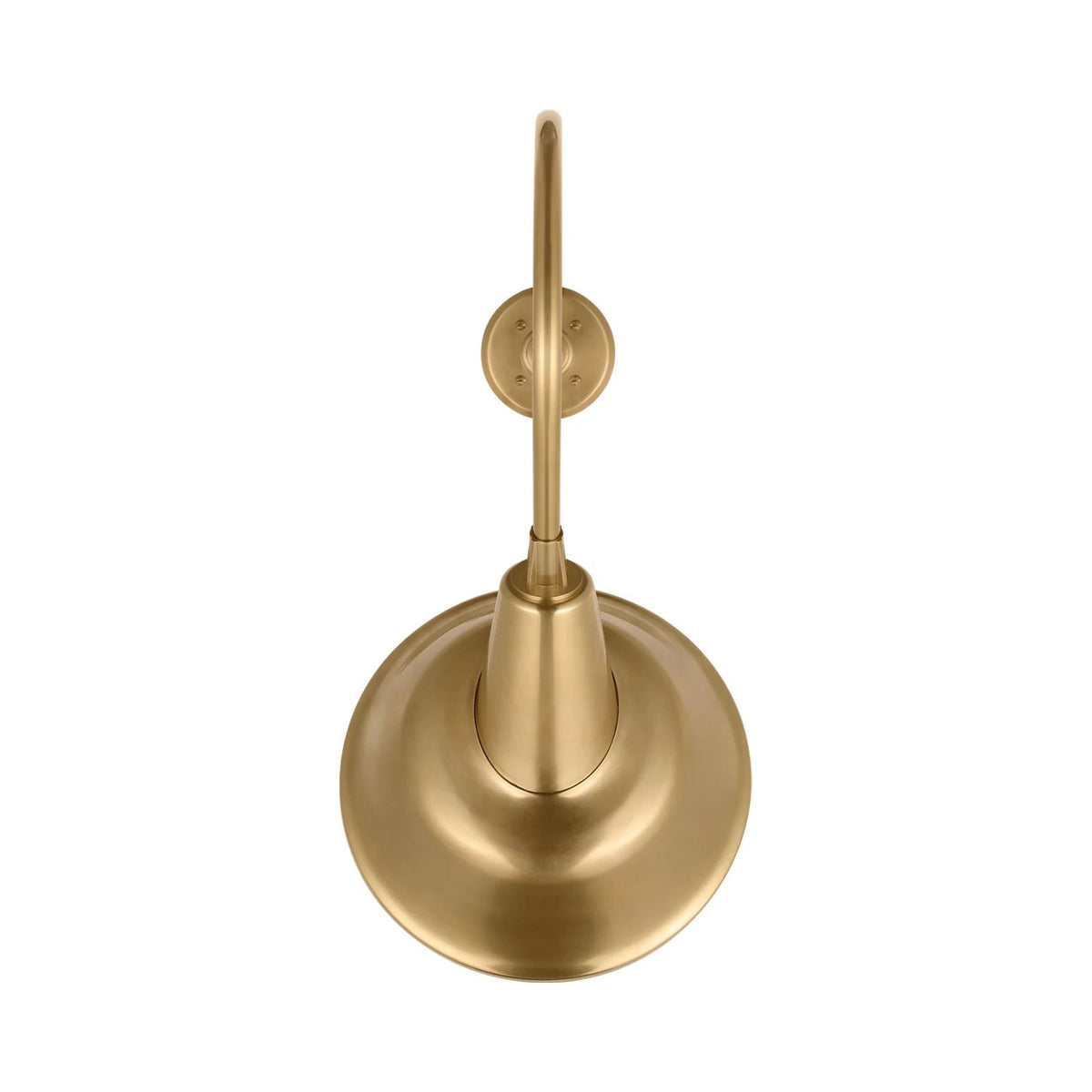 Academy Angled Flynn Barn Outdoor Wall Light in Hand-Rubbed Antique Brass (12.5-Inch Hand-Rubbed Antique Brass Tilted Bowers Shade).