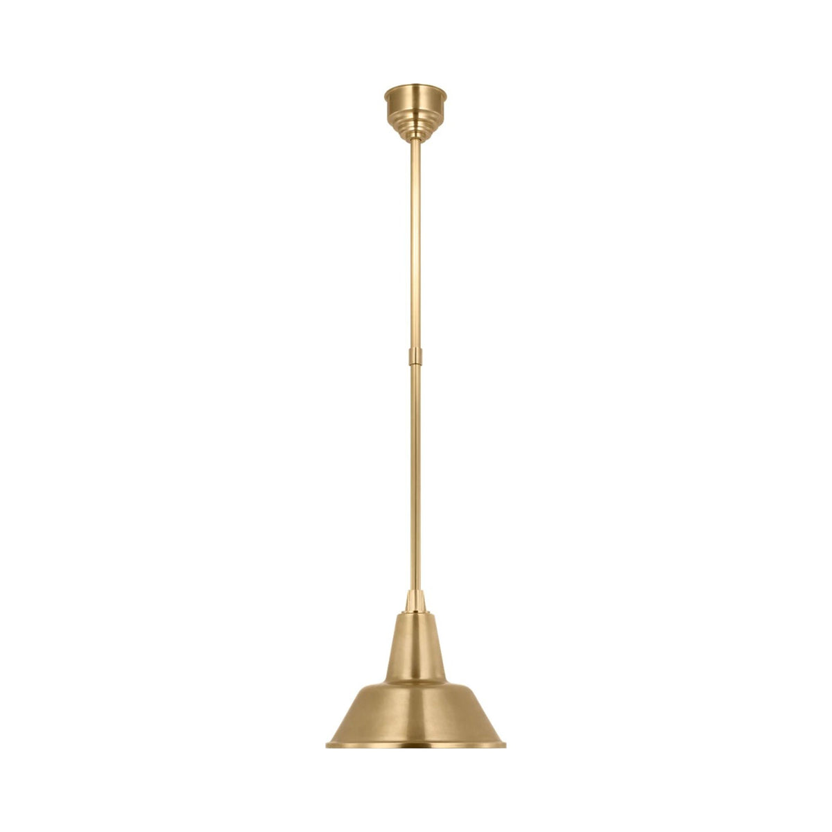 Academy Bowers Outdoor Pendant Light in Hand-Rubbed Antique Brass/Hand-Rubbed Antique Brass (12.5-Inch).